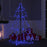 Kegelkerstboom 160 LED's binnen en buiten 78x120 cm