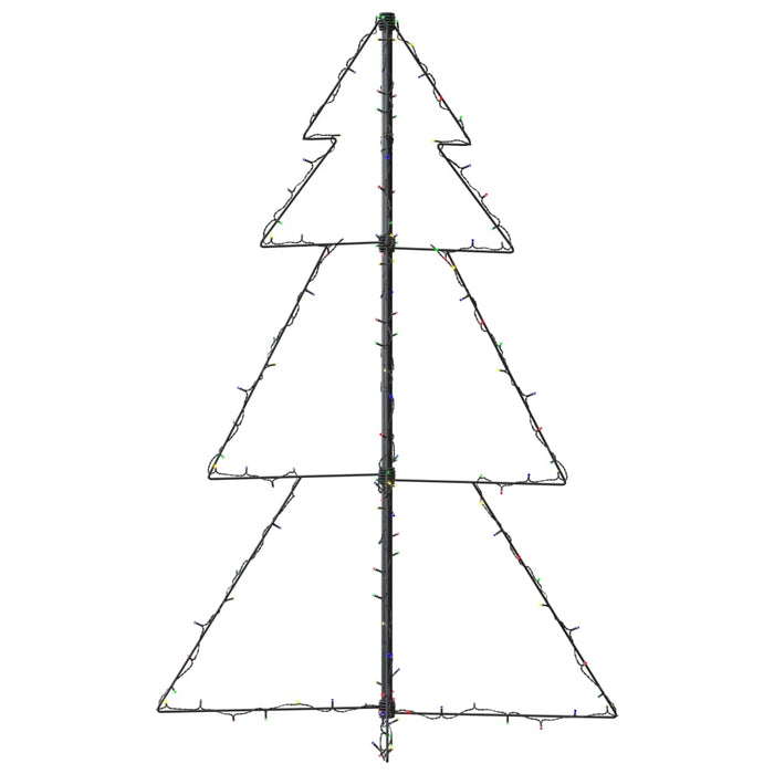 Kegelkerstboom 160 LED's binnen en buiten 78x120 cm