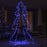 Kegelkerstboom 200 LED's binnen en buiten 98x150 cm