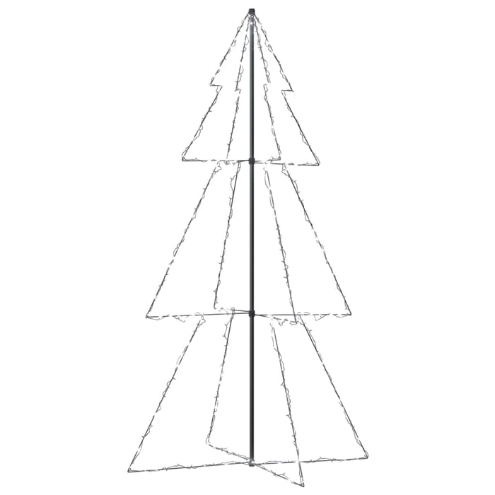 Kegelkerstboom 300 LED's binnen en buiten 120x220 cm