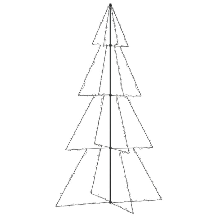 Kegelkerstboom 360 LED's binnen en buiten 143x250 cm