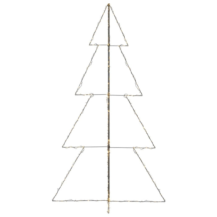 Kegelkerstboom 360 LED's binnen en buiten 143x250 cm