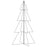 Kegelkerstboom 360 LED's binnen en buiten 143x250 cm