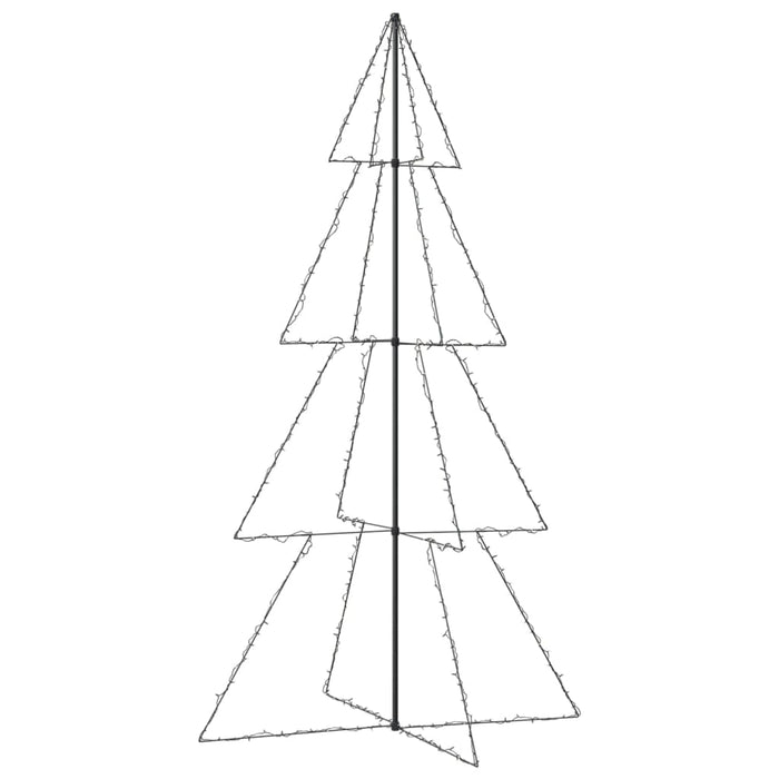 Kegelkerstboom 360 LED's binnen en buiten 143x250 cm