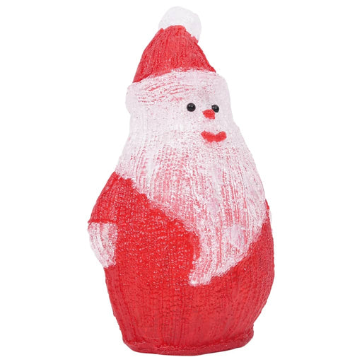 Kerstfiguur kerstman LED binnen en buiten 28 cm acryl