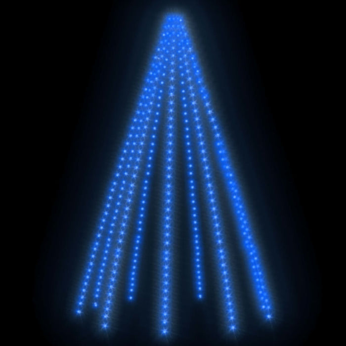 Kerstboomverlichting met 400 LED's blauw net 400 cm