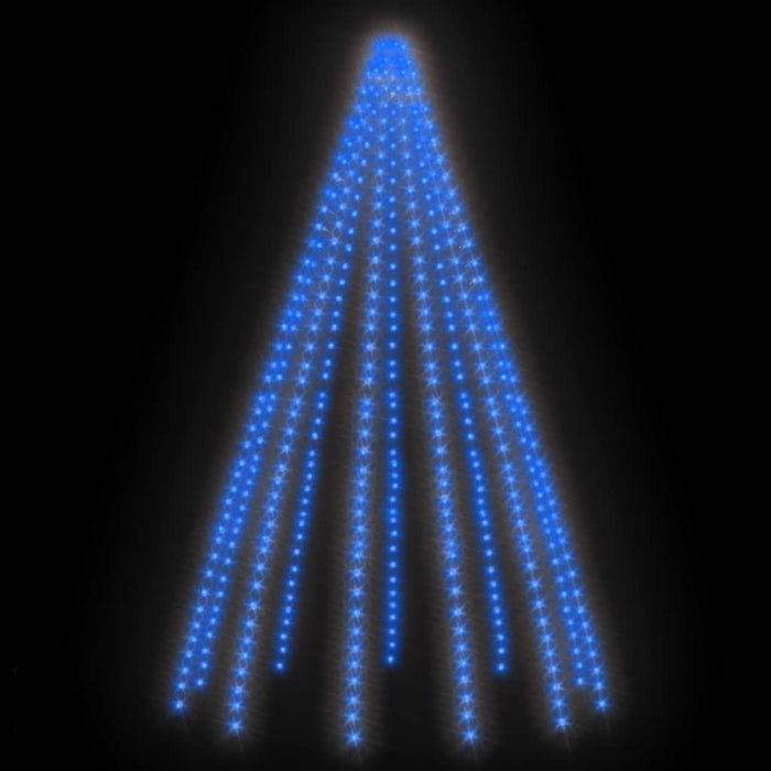 Kerstboomverlichting met 500 LED's blauw binnen/buiten 500 cm