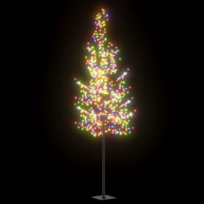 Kerstboom met 600 LED's meerkleurig licht kersenbloesem 300 cm