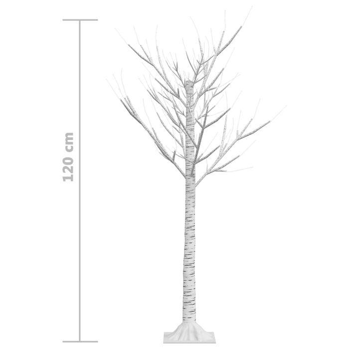 Kerstboom wilg met 120 LED's binnen en buiten 1,2 m warmwit