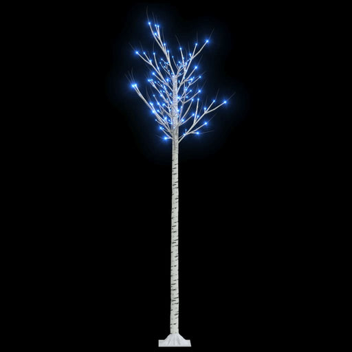 Kerstboom wilg met 200 LED's binnen en buiten 2,2 m blauw