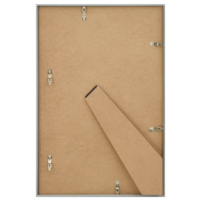 Fotolijsten 5 st voor tafel 21x29,7 cm MDF zilverkleurig