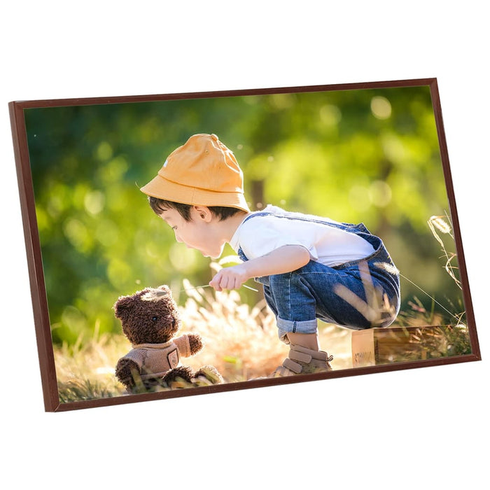 Fotolijsten 5 st voor wand of tafel 50x70 cm MDF bronskleurig