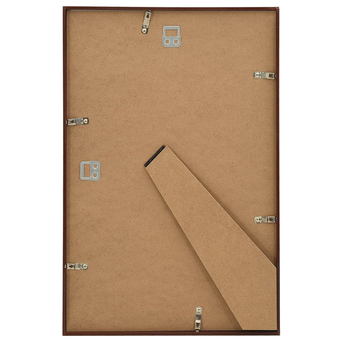 Fotolijsten 3 st voor wand of tafel 59,4x84 cm MDF bronskleurig