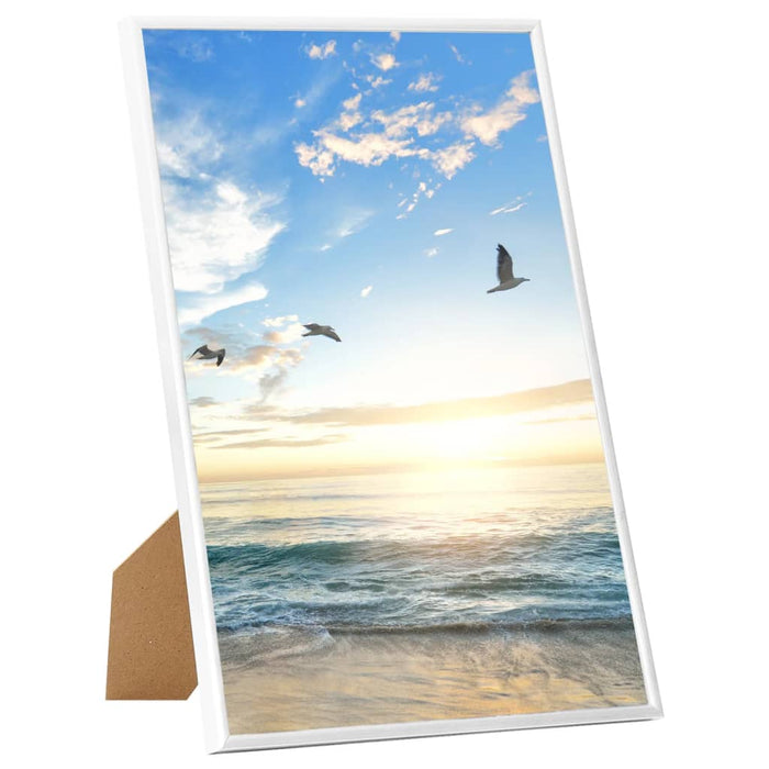 Fotolijsten 5 st voor tafel 21x29,7 cm MDF wit