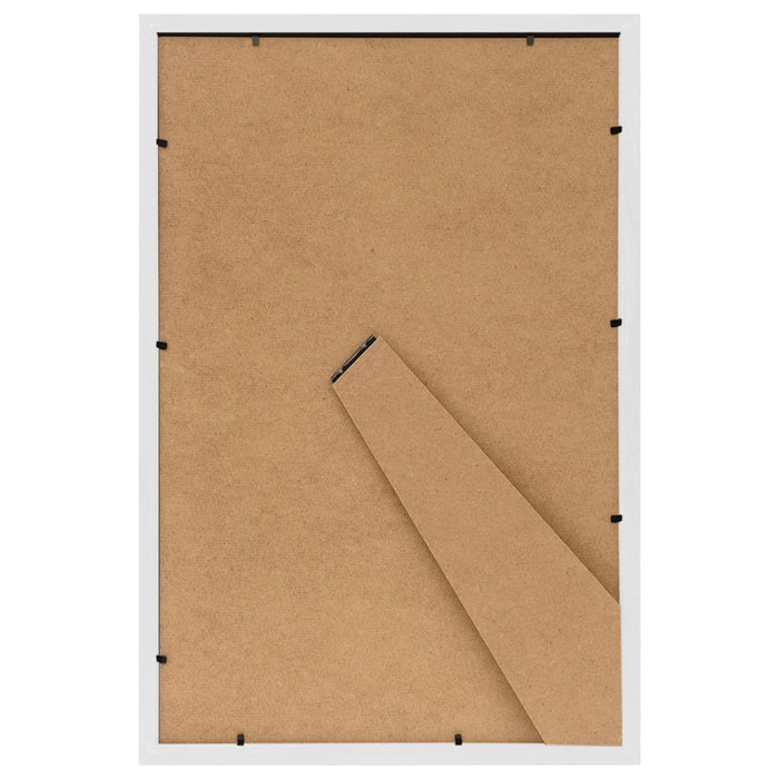 Fotolijsten 5 st voor wand of tafel 21x29,7 cm MDF wit