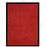 Deurmat 40x60 cm rood