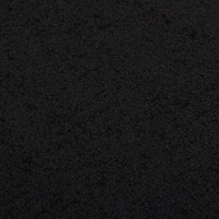 Deurmat 80x120 cm zwart