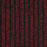 Deurmat 40x60 cm gestreept rood