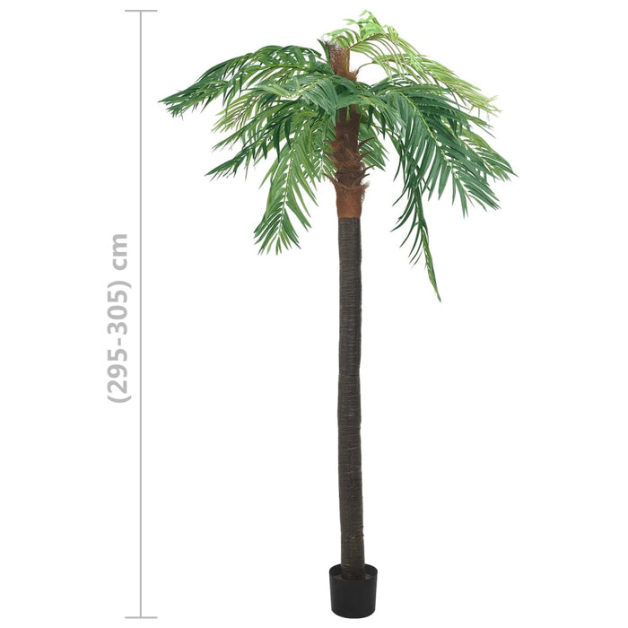 Kunstboom met pot phoenixpalm 305 cm groen