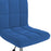 Eetkamerstoelen draaibaar 2 st fluweel blauw