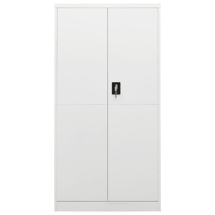 Lockerkast 90x40x180 cm staal wit