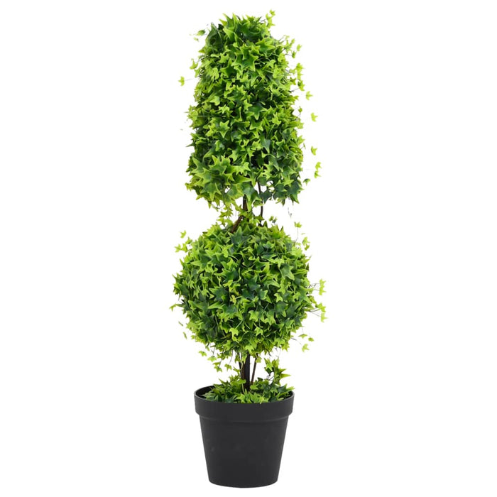 Kunstplant met pot buxus 100 cm groen