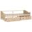 Bedbank 3-zits met lades massief grenenhout 90x200 cm