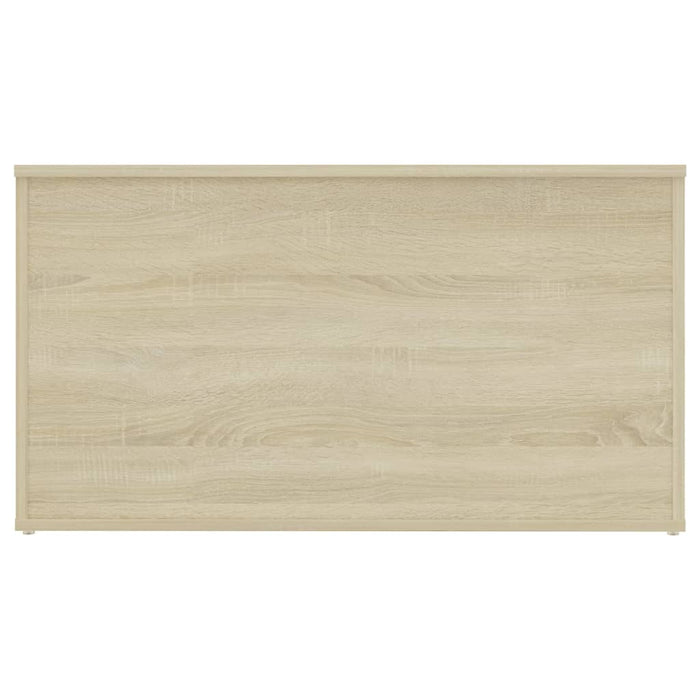 Opbergkist 84x42x46 cm bewerkt hout sonoma eikenkleurig