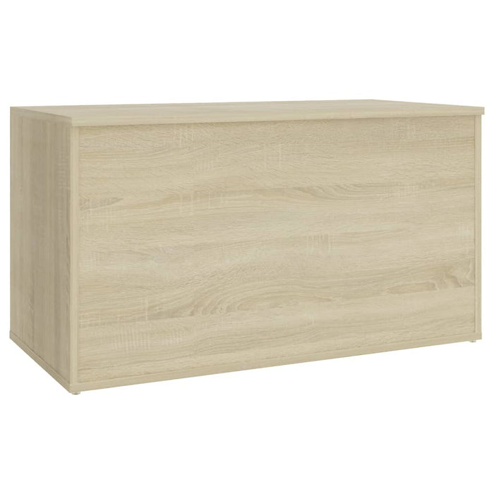 Opbergkist 84x42x46 cm bewerkt hout sonoma eikenkleurig