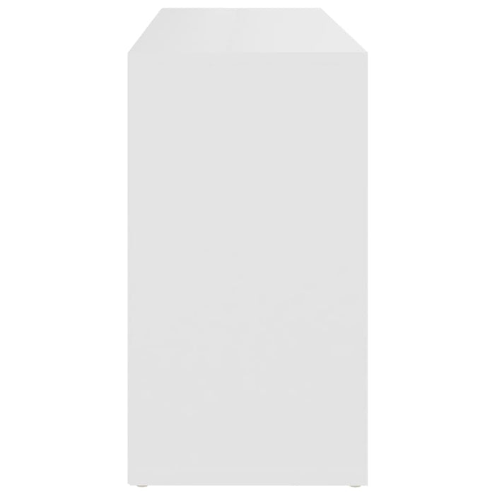 Schoenenbank 103x30x54,5 cm bewerkt hout wit