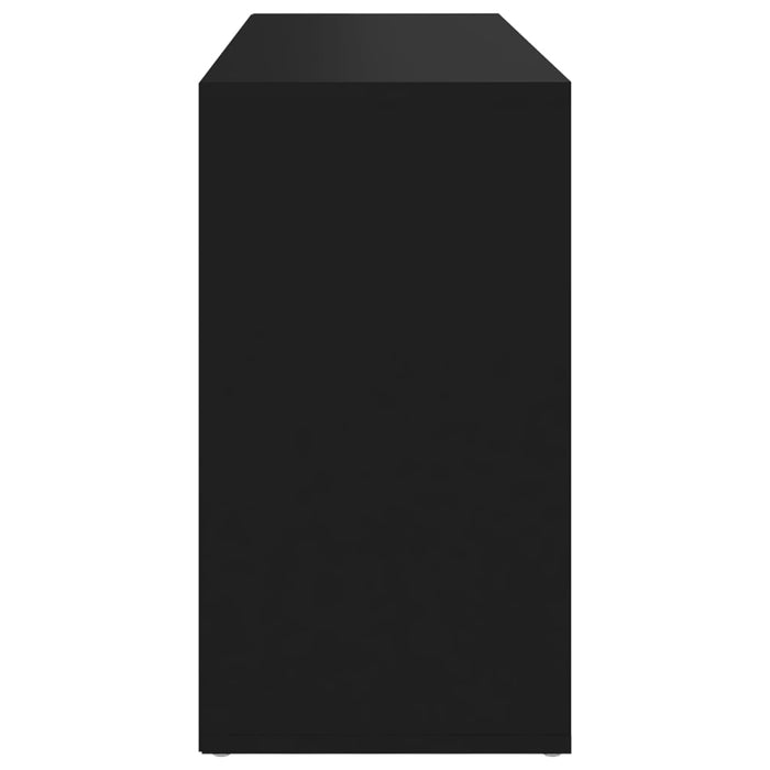 Schoenenbank 103x30x54,5 cm spaanplaat zwart