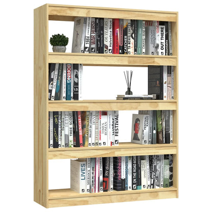 Boekenkast/kamerscherm 100x30x135,5 cm massief grenenhout