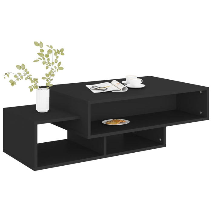 Salontafel 105x55x32 cm spaanplaat zwart