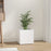 Plantenbak 40x40x40 cm bewerkt hout wit