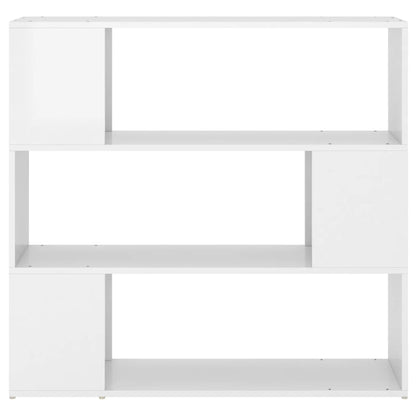 Boekenkast/kamerscherm 100x24x94 cm hoogglans wit