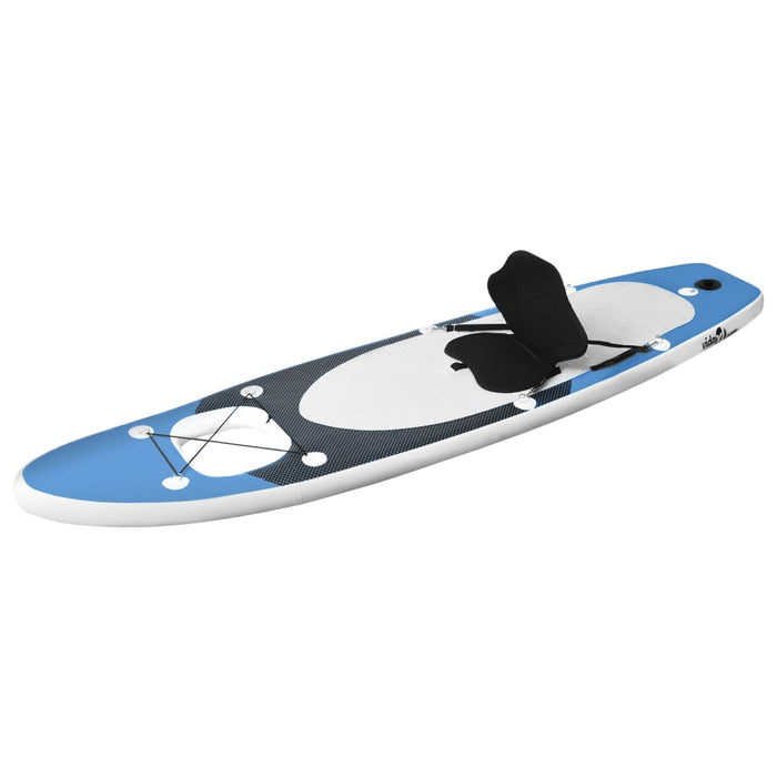 Stand Up Paddleboardset opblaasbaar 330x76x10 cm zeeblauw