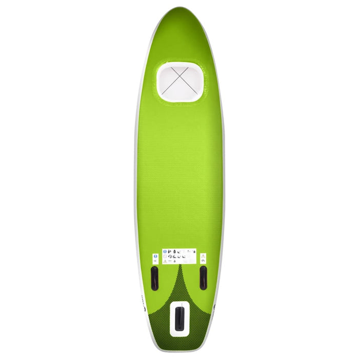 Stand Up Paddleboardset opblaasbaar 330x76x10 cm groen