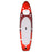 Stand Up Paddleboardset opblaasbaar 360x81x10 cm rood