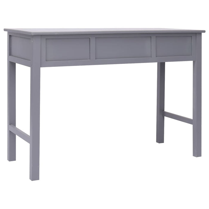 Bureau 108x45x76 cm massief paulowniahout grijs