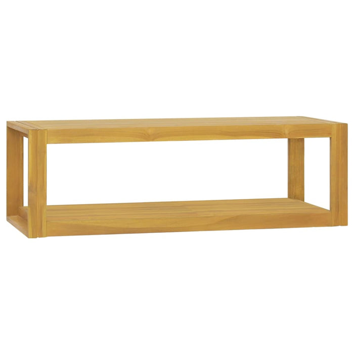 Badkamerwandkast 110x45x35 cm massief teakhout