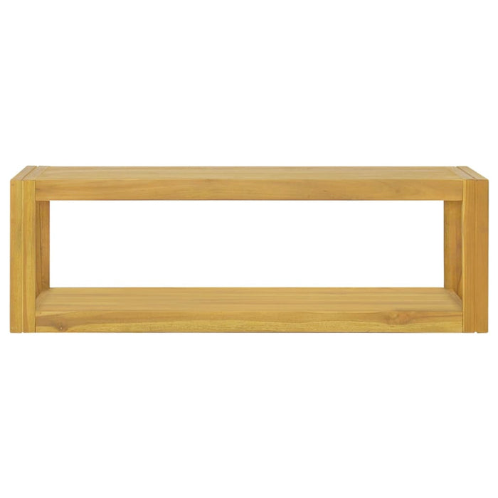 Badkamerwandkast 110x45x35 cm massief teakhout