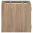 Badkamerwandkast 46x25,5x40 cm massief teakhout