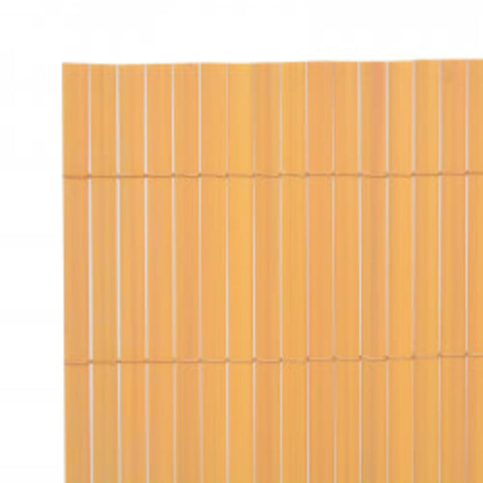 Tuinafscheiding dubbelzijdig 90x400 cm geel