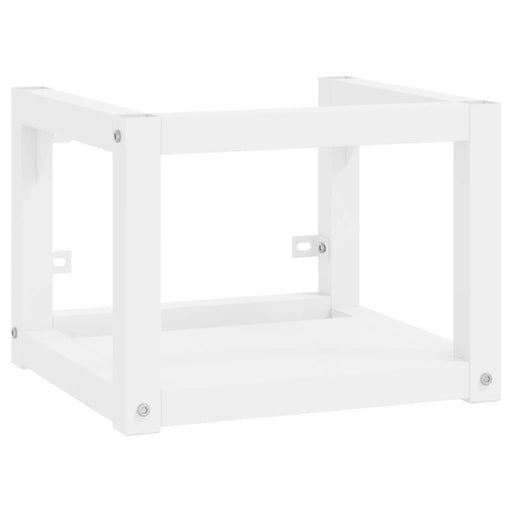 Wastafelframe wandgemonteerd 40x38x31 cm ijzer wit