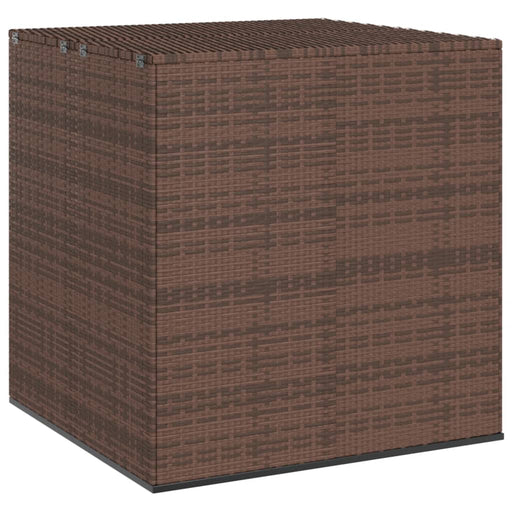 Tuinbox 100x97,5x104 cm polyetheen rattan bruin