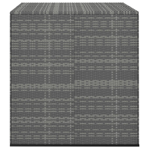 Tuinbox 100x97,5x104 cm polyetheen rattan grijs