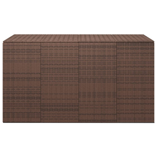 Tuinbox 194x100x103 cm polyetheen rattan bruin