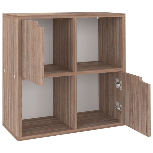 Boekenkast 60x27,5x59,5 cm spaanplaat grijs sonoma eiken