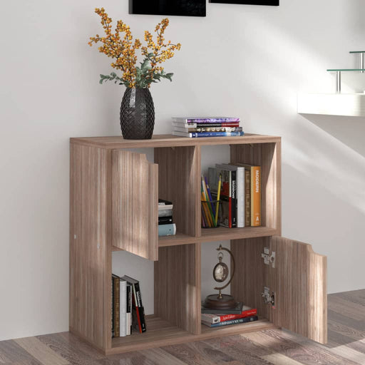 Boekenkast 60x27,5x59,5 cm spaanplaat grijs sonoma eiken