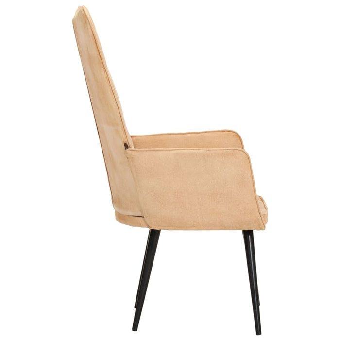 Fauteuil canvas crèmekleurig